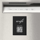 マグネット | モダンWi-Fi QRコード (インサイチュ (食洗機))