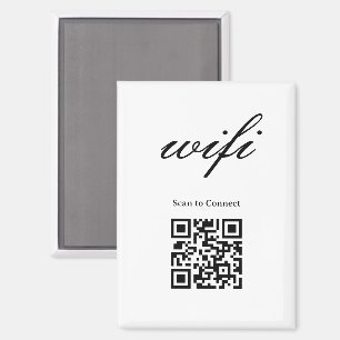 マグネット   モダンWi-Fi QRコード