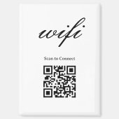 マグネット | モダンWi-Fi QRコード (正面)