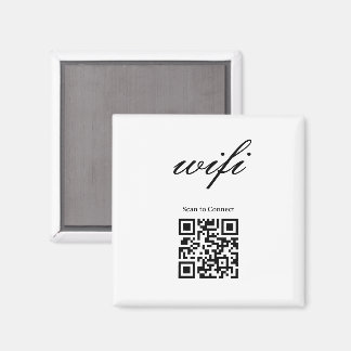 マグネット | モダンWi-Fi QRコード