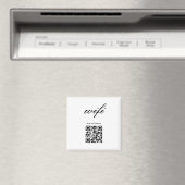 マグネット | モダンWi-Fi QRコード (インサイチュ (食洗機))