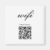 マグネット | モダンWi-Fi QRコード (正面)