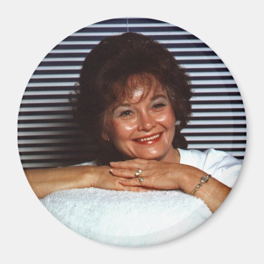 マグネット、ラウンドカスタム写真 マグネット (正面)