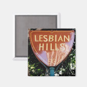 マグネット – "レズビアンヒルズ" (正面/裏面)