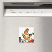 マグネット～レトロキッチンミッドセンチュリーホームキャニング マグネット (インサイチュ (食洗機))