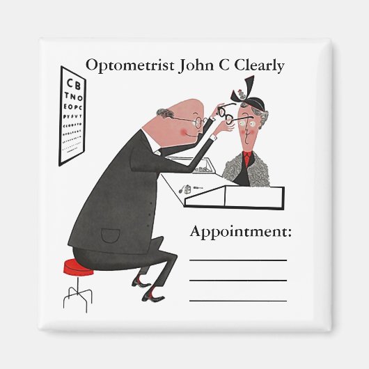 マグネット～レトロ眼科アポイントメント マグネット (正面)