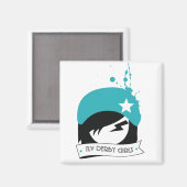 マグネット – 公式"TLV Derby Girls"ロゴ (正面/裏面)