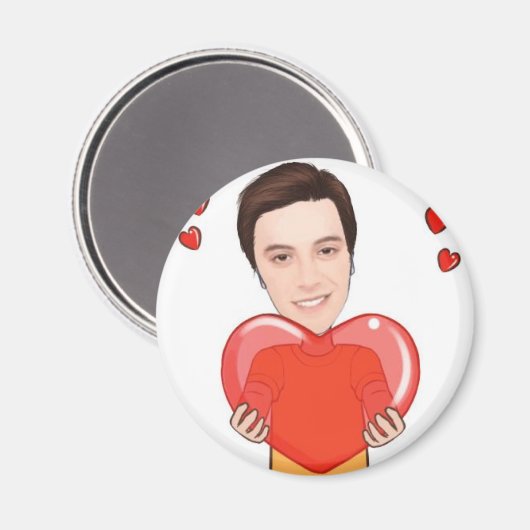 マグネット – 円形 (正面/裏面)