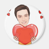 マグネット – 円形 (正面)