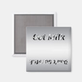 マグネット – 冷蔵庫の牛乳の状態 (正面/裏面)