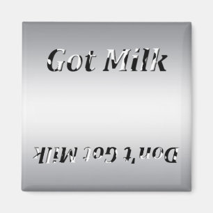 マグネット – 冷蔵庫の牛乳の状態