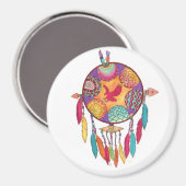 マグネット、南西先住民マンダラ マグネット (正面/裏面)