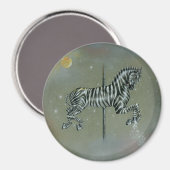 マグネット – 回転木馬ゼブラ (正面/裏面)