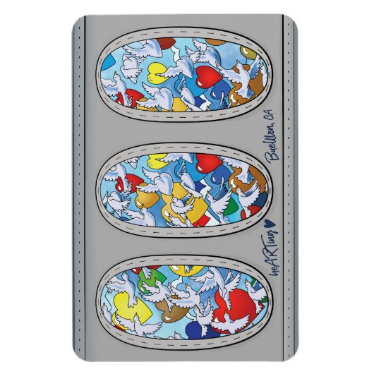 マグネット – 愛する鳥 (縦)