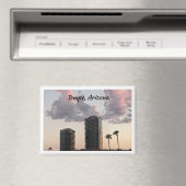 マグネット – 日没のアリゾナ州テンペのダウンタウン。 (インサイチュ (食洗機))