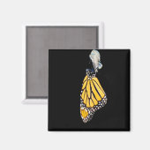 マグネット – (昆虫)オオカバマダラ、モナーク蝶(2022) (正面/裏面)