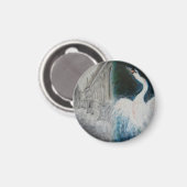 マグネット – 油絵"遠い国" (正面/裏面)