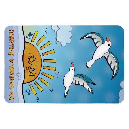 マグネット – 海抜 (横)