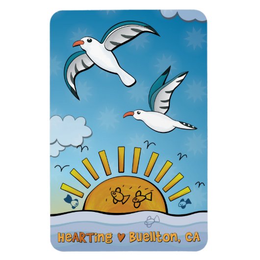 マグネット – 海抜 (縦)