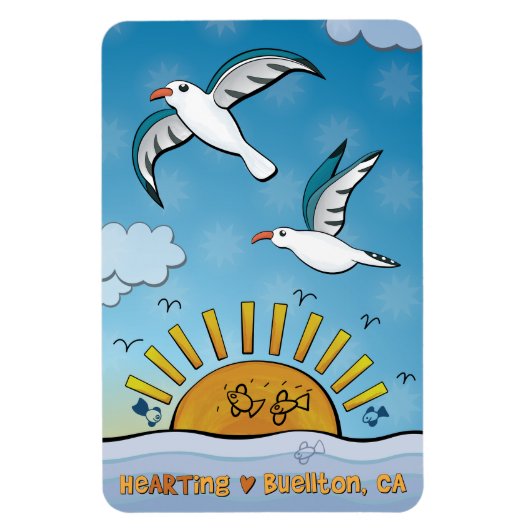 マグネット – 海抜 (縦)