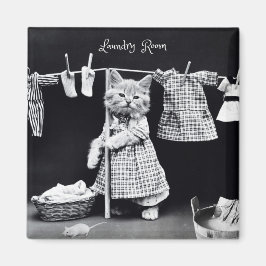 マグネット、猫ぶら下がったの洗濯 マグネット