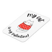マグネット – 私の猫はバレンタイン (左側)