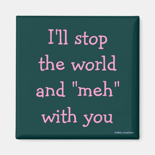 マグネット – 私は世界ストップへ行く (正面)