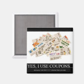 マグネット – 私は方法なのでクーポンを使頭が切れる用 (正面/裏面)