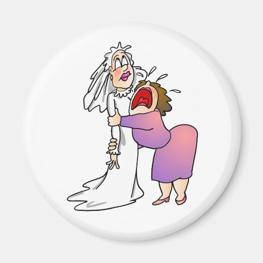 マグネット：花嫁マグネットの若い母 マグネット (正面)