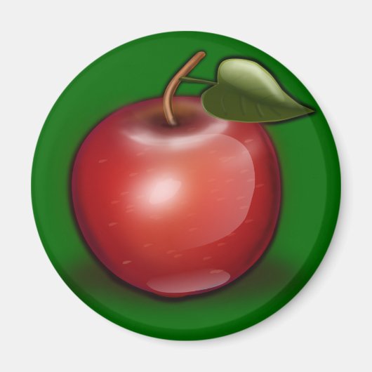 マグネット – 赤リンゴ (正面)