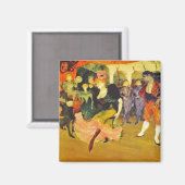 マグネット:踊りザ・ボレロ:トゥールーズ・ロートレック マグネット (正面/裏面)