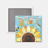 マグネット「輝かせま感動的す」 マグネット (正面/裏面)