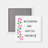 マグネット – 隣人への贈り物 – 友人についての引用文 (正面/裏面)