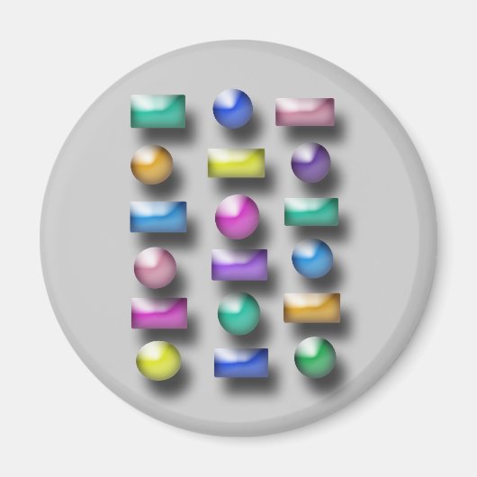 マグネット – 3D形状 (正面)