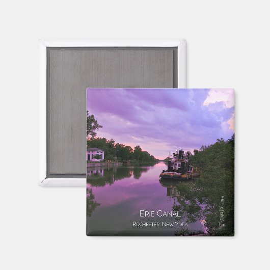 マグネット – Erie Canal at Sunset (正面/裏面)