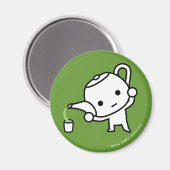 マグネット – GreenTea - GreenBack (正面/裏面)