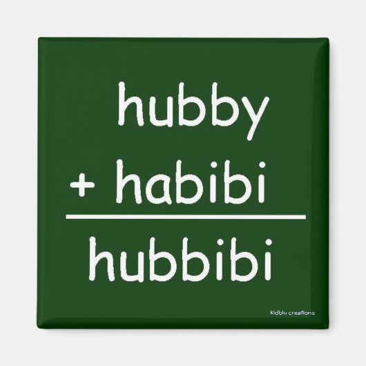 マグネット – hubbibi (正面)
