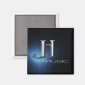 マグネット - JHミュージックロゴ (正面/裏面)