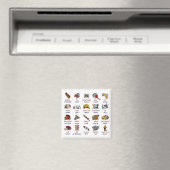 マグネット: Mixtecのデイシンボル マグネット (インサイチュ (食洗機))