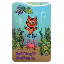 マグネット – Scuba Cat - Buellton.Art