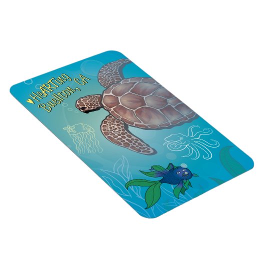 マグネット – Turtle Swim - Buellton.Art (右側)