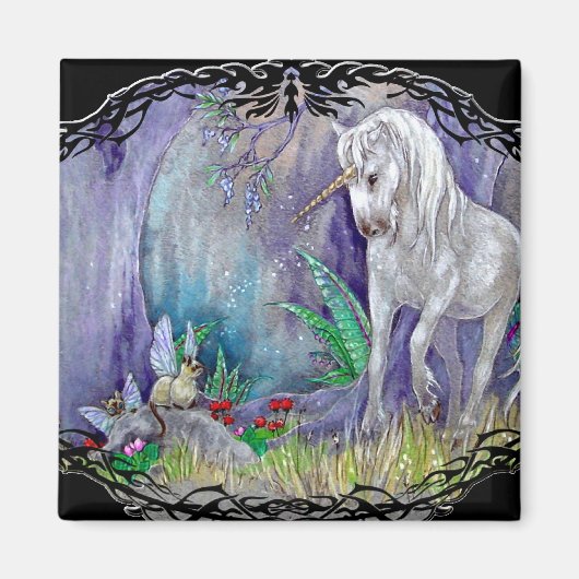 マグネット – Unicorn妖精の猫 (正面)