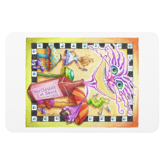 マグネット – WorCHESHIRE CAT (横)