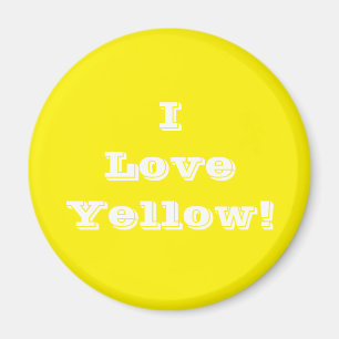 マグネットI愛イエロー マグネット