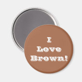 マグネットI Love Brown マグネット (正面/裏面)