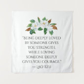 マグノかわいらしリアスと深いラブ引用文 タペストリー (正面)