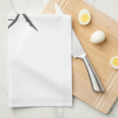 マグノリアおよび蜂蜜の蜂 キッチンタオル (四つ折り)