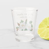 マグノリアかわいらしブーケ結婚スカスタム ショットグラス (裏面)