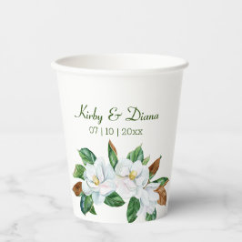 マグノリアかわいらしブーケ結婚ーズ 紙コップ