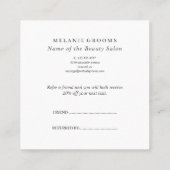 マグノリアとユーカリフローラフレームセージ緑 紹介カード (裏面)